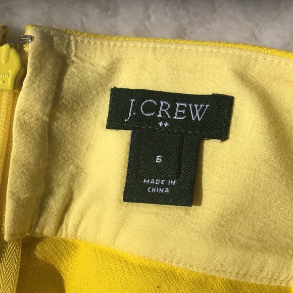 J Crew Yellow Miniskirt - Picture 2 of 2